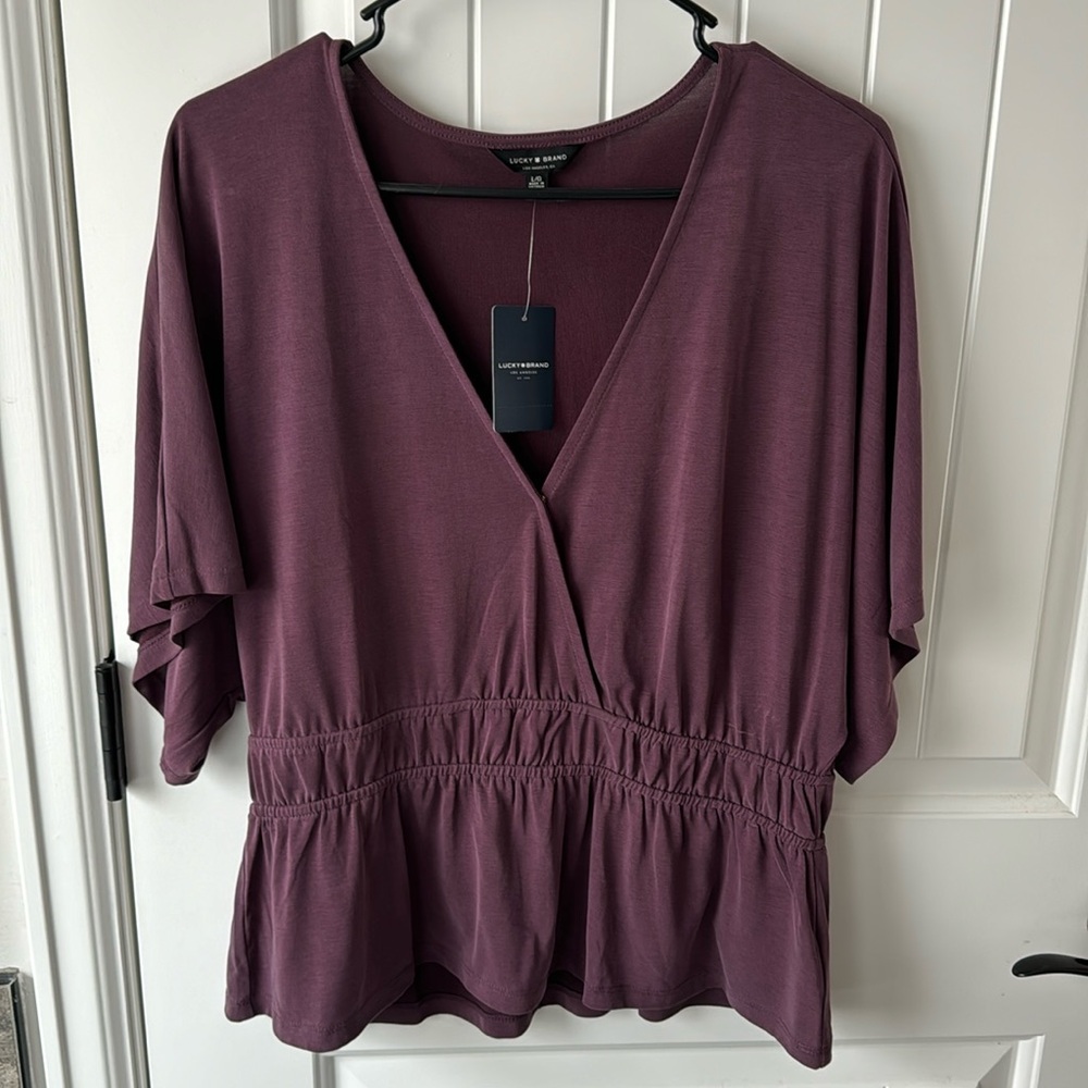 Lucky Brand Purple Blouse